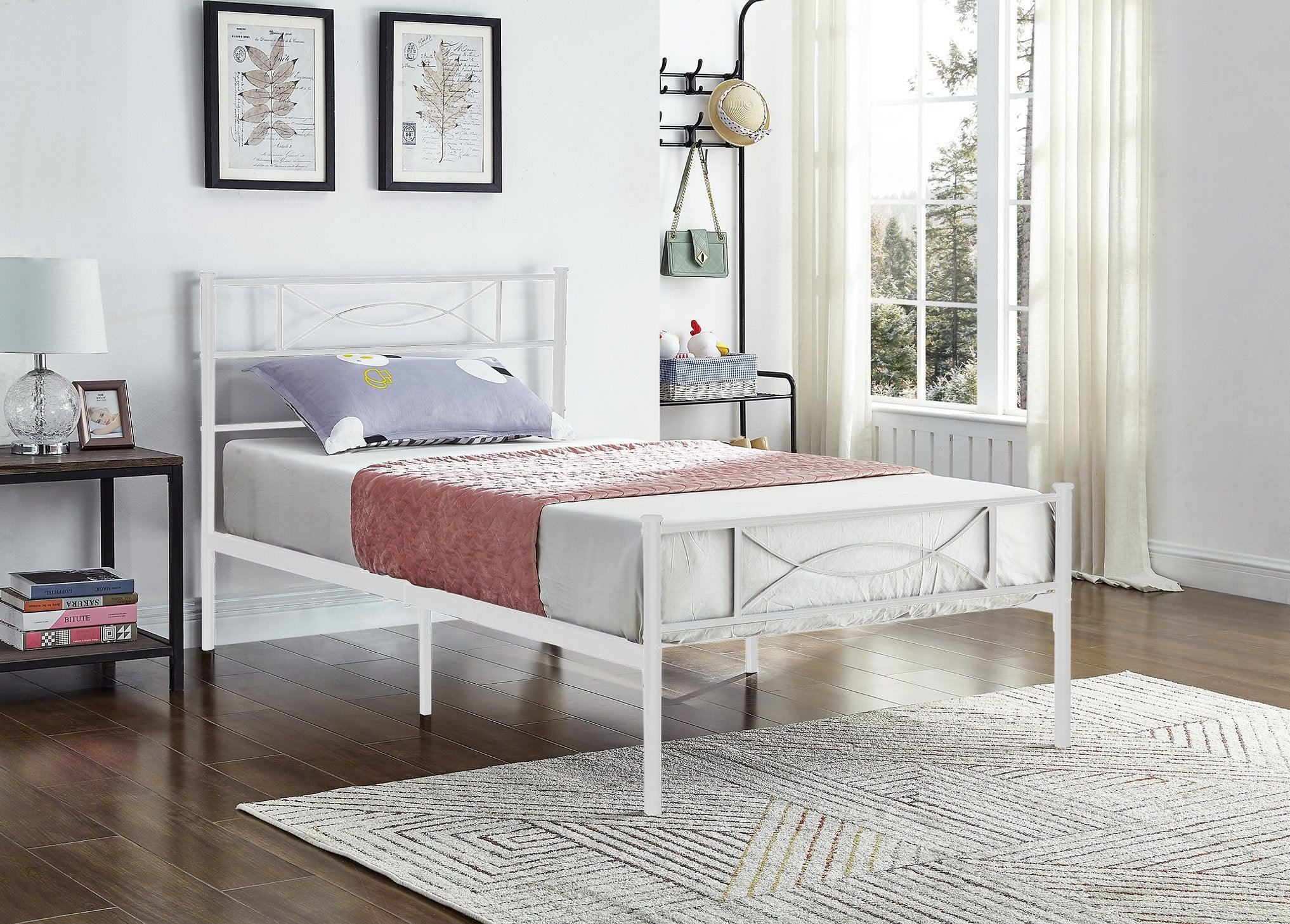 Modern Metal Bed - IF-154 - Furniture Empire