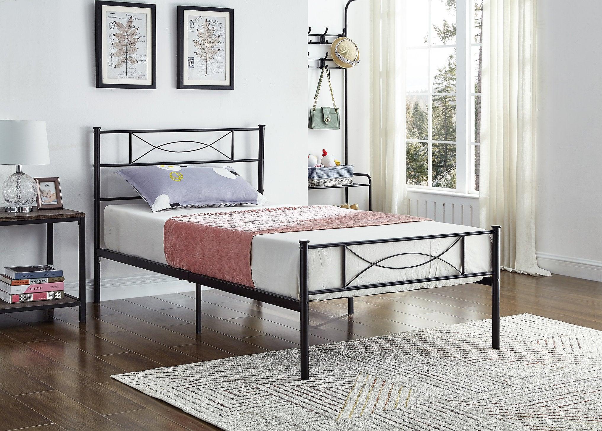 Modern Metal Bed - IF-154 - Furniture Empire