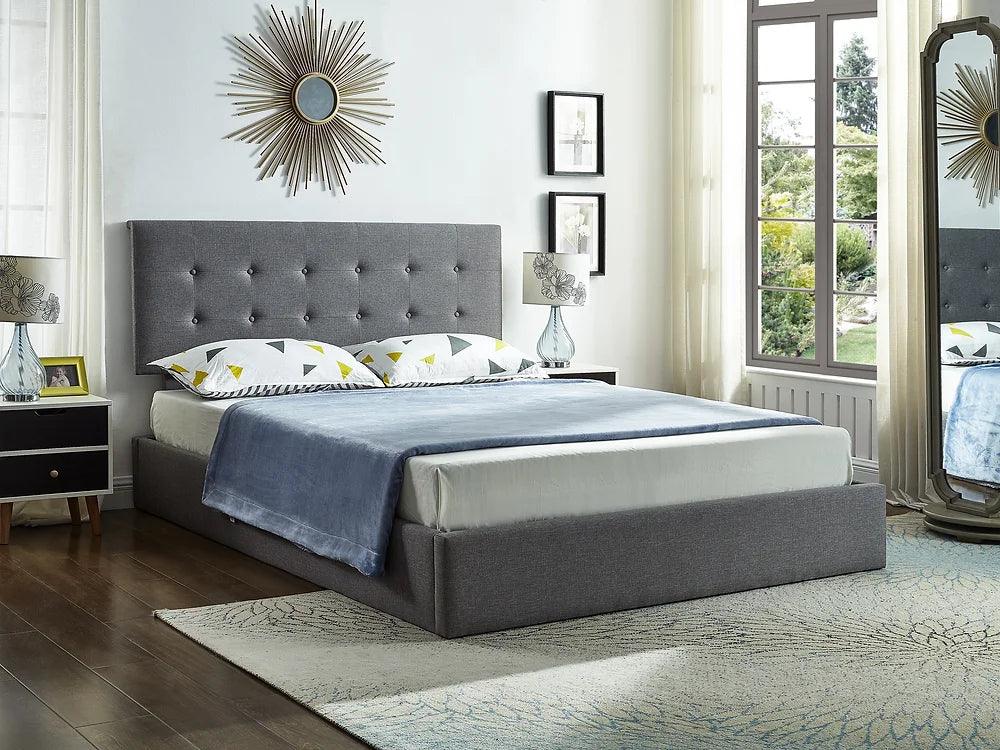 Grey Fabric Bed Frame - IF 5445 - Furniture Empire