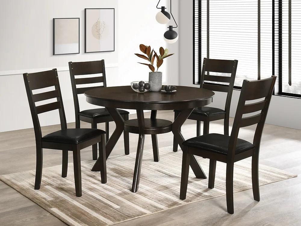 Dining Set with Storage Shelf - IF1085 - Furniture Empire