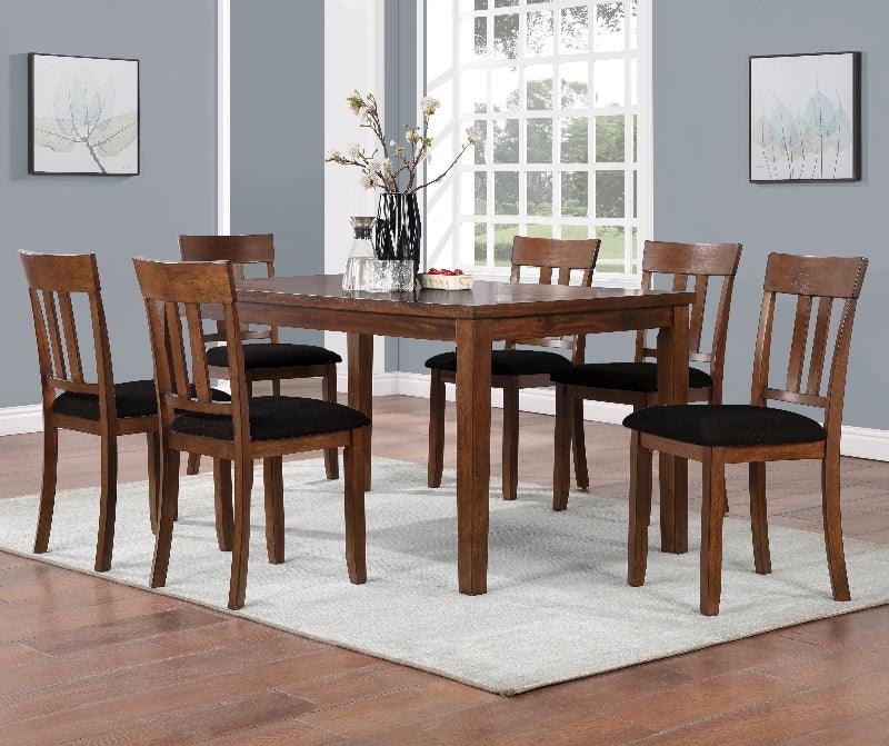 Dining Table Set with Chairs Solid Wood - 5762 - Furniture Empire