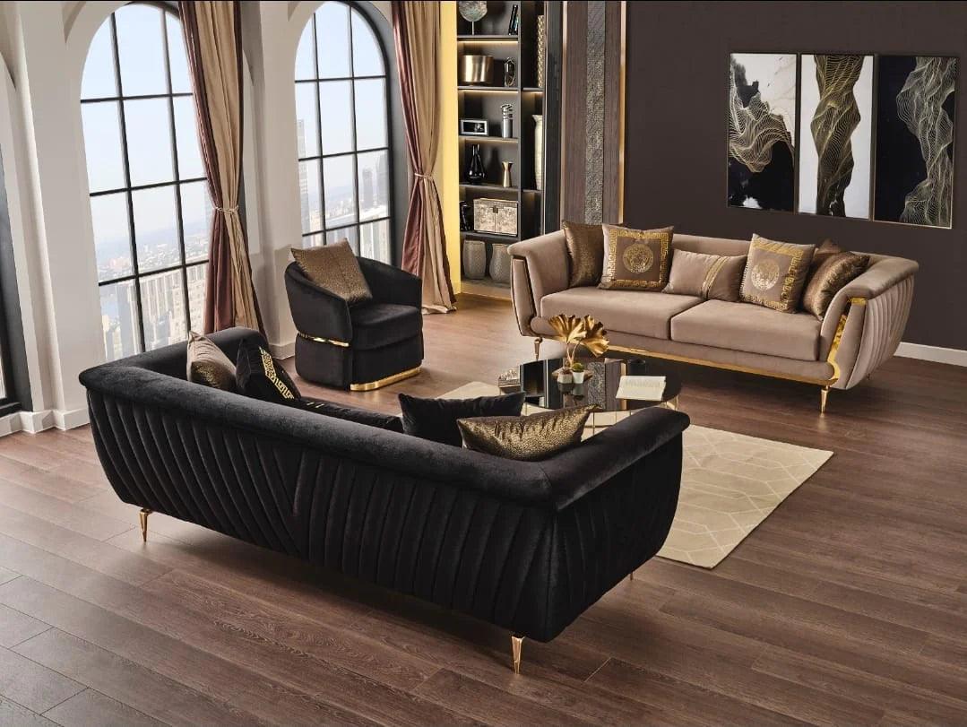 Alizze 3Pc Sofa Set - Furniture Empire